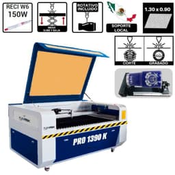 Cortadora Láser PRO1390-K | Qustom CNC México