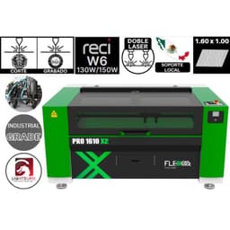 Cortadora Láser PRO1610-X2 | Qustom CNC México